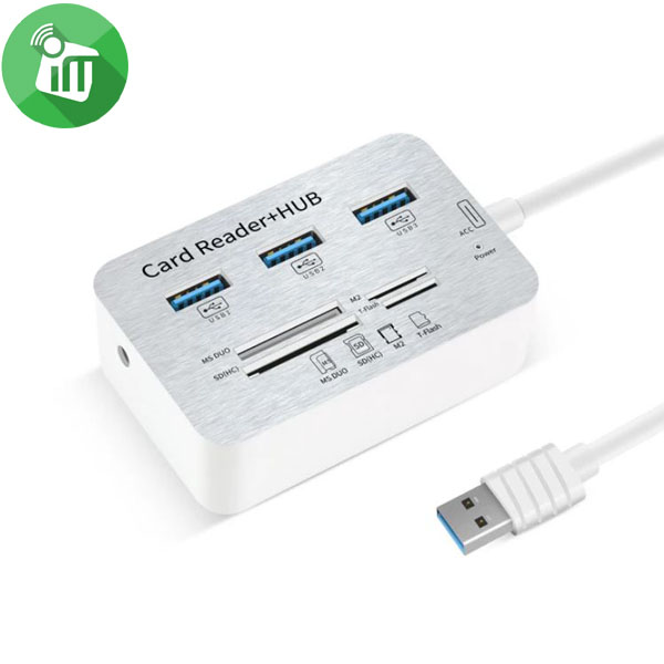 USB-A 7in1 USB Hub Combo Card Reader