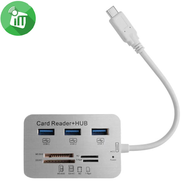 USB-C 7in1 USB Hub Combo Card Reader
