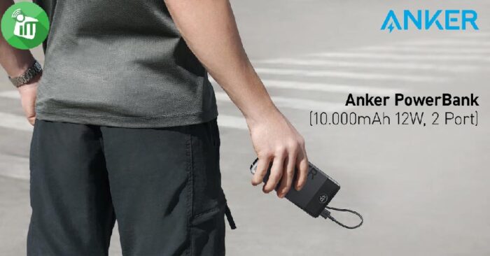 Anker 324 Power Bank 10000mAh (12W 2-Port) (A1237)