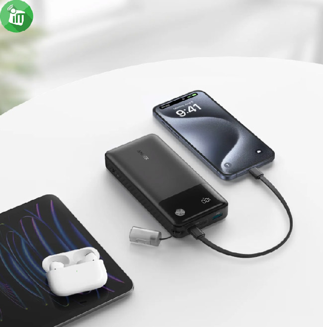Anker A1384 200000mAh 30W Power Bank with USB-C Cable