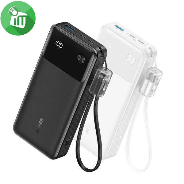 Anker A1384 20000mAh 30W Power Bank with USB-C Cable