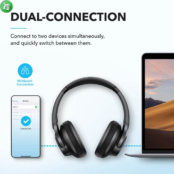 Anker A3004 Soundcore Q20i Wireless Noise Cancelling Headphones