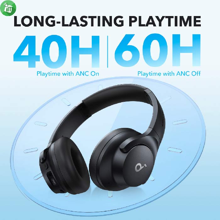 Anker A3004 Soundcore Q20i Wireless Noise Cancelling Headphones