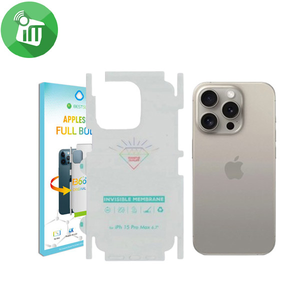 BESTSUIT AppleSkin Full Body Back Screen Protector iPhone 15 Pro