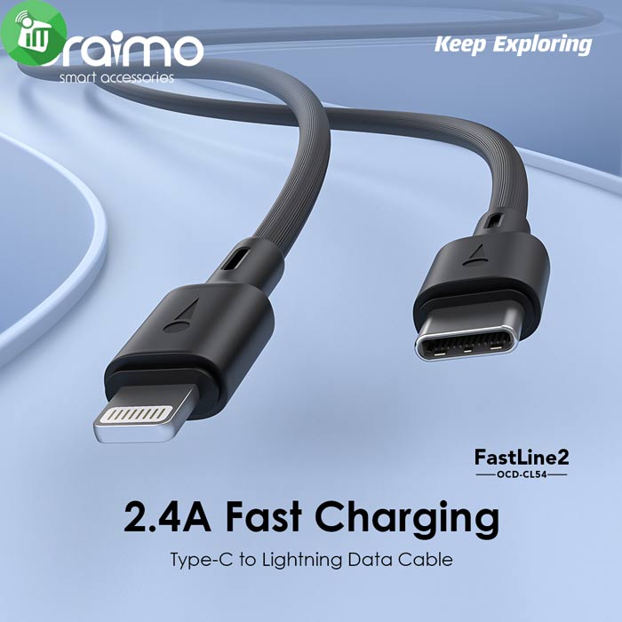 Oraimo Duraline 2 Series USB-C to Lightning Cable 2.4A (1m)