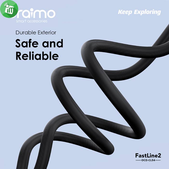 Oraimo Duraline 2 Series USB-C to Lightning Cable 2.4A (1m)