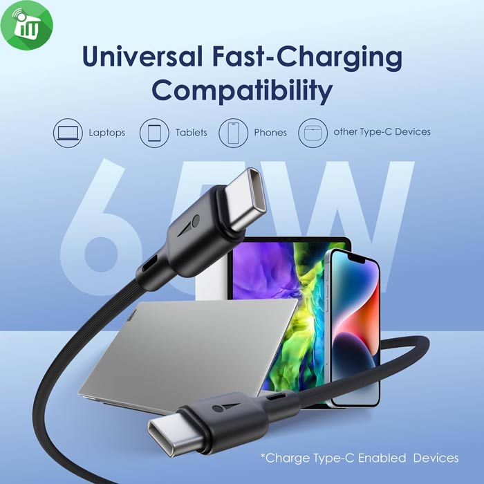 Oraimo Duraline 2 Series USB-C to USB-C Cable 60W 3A (1.5m)