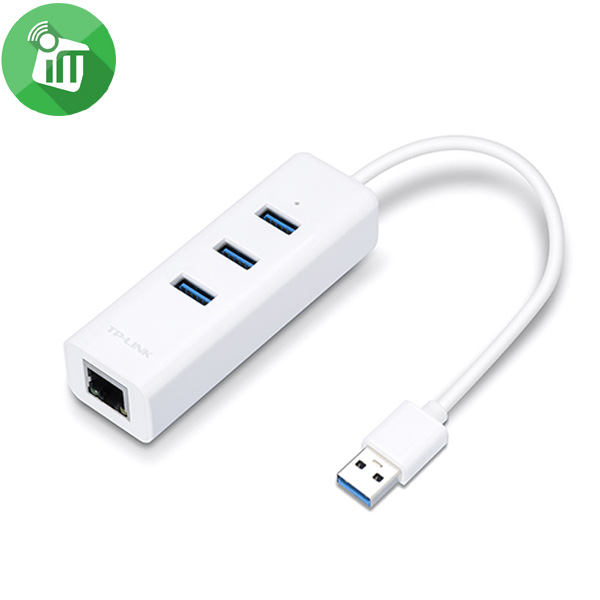TP-Link USB 3.0 3-Port Hub and Gigabit Ethernet Adapter (UE330)