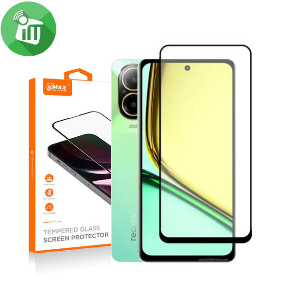 Vmax 2.5D Full Glue Full cover Glass Screen Realme C67 4G5G