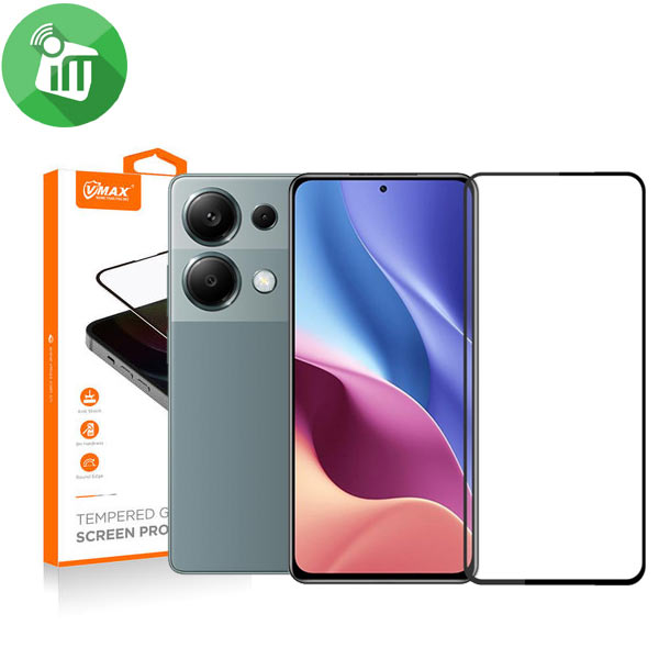 Vmax 2.5D Full Glue Full cover Glass Screen Xiaomi Redmi Note 13 Pro 4G