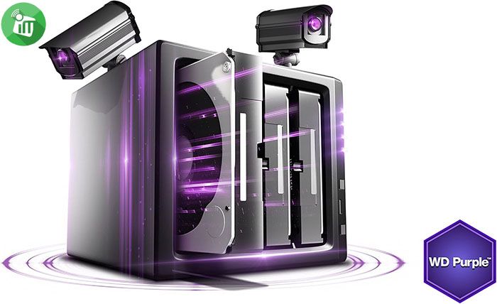 WD Purple Surveillance Sata Hard Drive 4TB (internal)