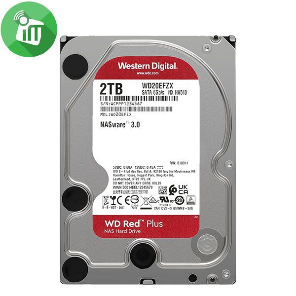 WD Red Plus NAS Sata Hard Drive 2TB (internal) - Image 2