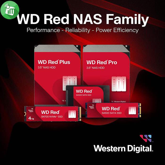 WD Red Plus NAS Sata Hard Drive 2TB (internal)