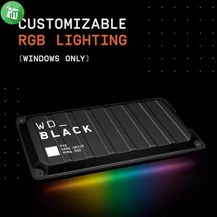 Western Digital Black P40 Game Drive External SSD 500GB 2000MB/s