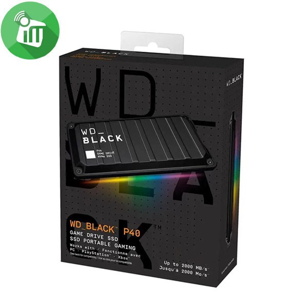 Western Digital Black P40 Game Drive External SSD 500GB 2000MB/s
