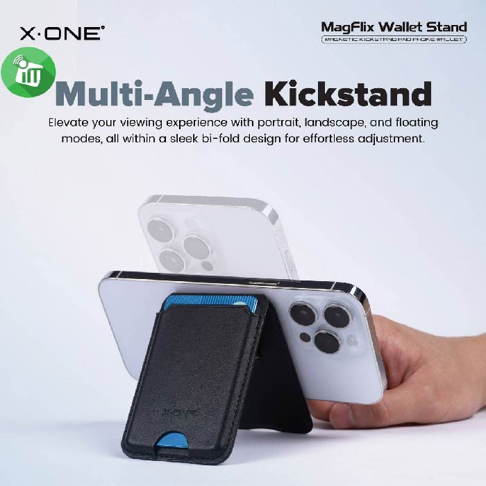X.One Magflix Leather Wallet Stand Magnetic