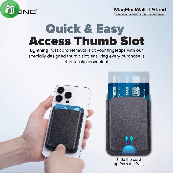 X.One Magflix Leather Wallet Stand Magnetic