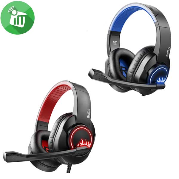 EKSA T8 Surround Sound Gaming Wired Headset PC/PS4