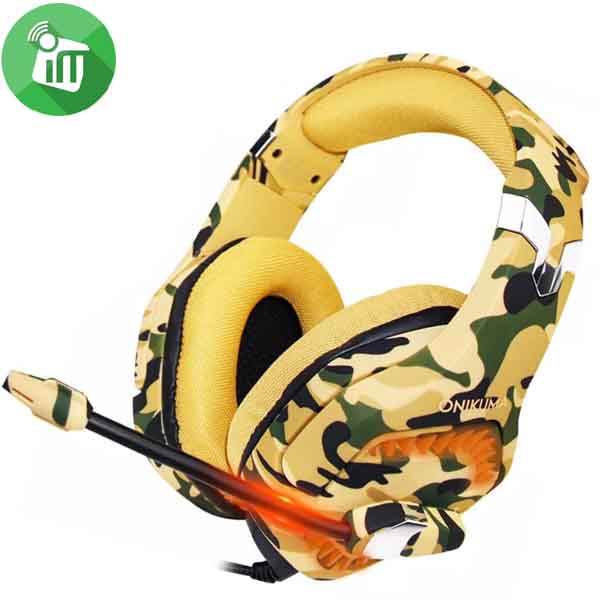 Onikuma K1B PRO Surround Sound LED Gaming Wired Headset - Image 2