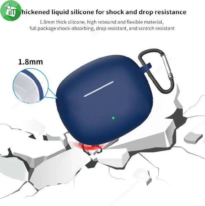 Pod Pocket Silicone Cover Honor Earbuds X6 With Keychain 