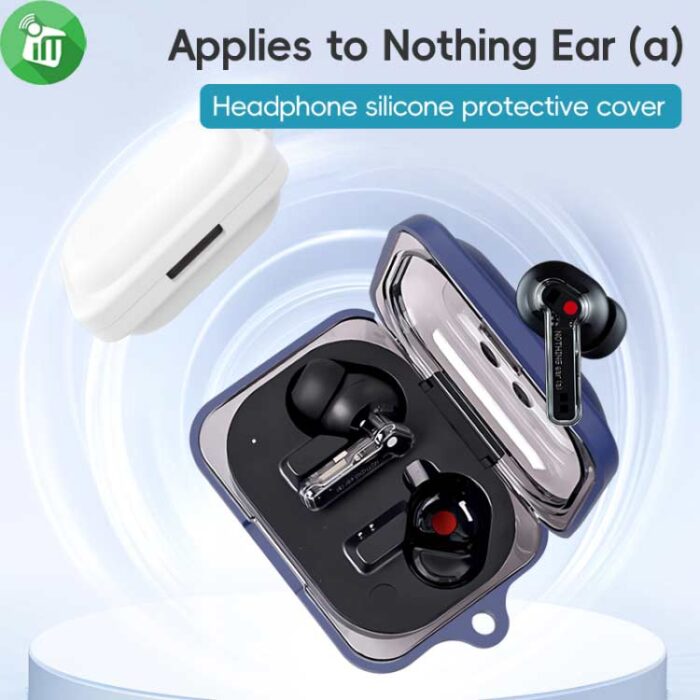 Pod Pocket Silicone Cover Nothing Ear (a) With Keychain