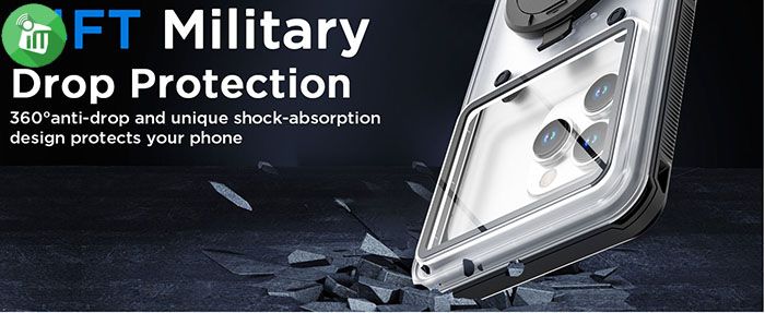 T70 Pro IP68 Waterproof Tough Armor Case (Up to 6.9 inch)