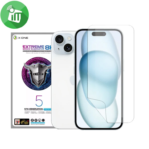 X.One Extreme Shock Eliminator (5th Generation) Screen Protector iPhone 15
