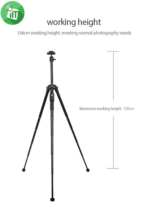 Yunteng UT-360 Wireless Professional Tripod (138cm)