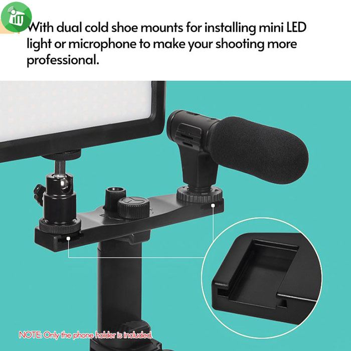 Yunteng VCT-300 Clip Interface Microphone Fill Light Bracket