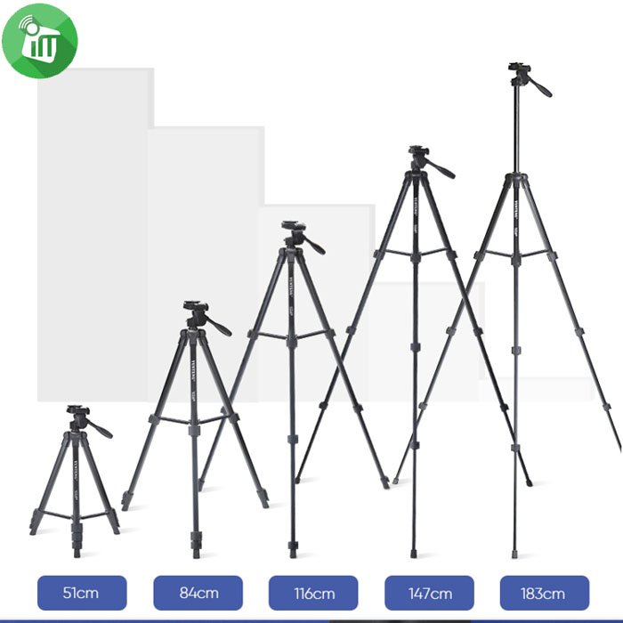 Yunteng VCT-618N Professional Tripod (183cm)