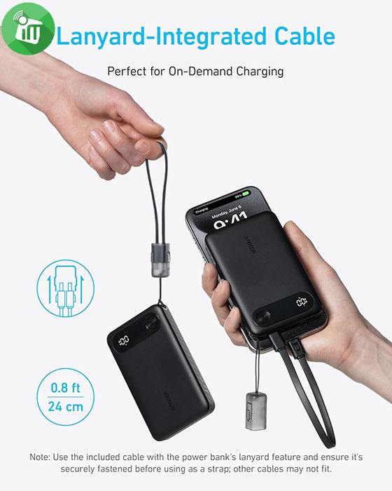 Anker A1388 Powercore 10000mAh 22.5W Power Bank with USB-C 