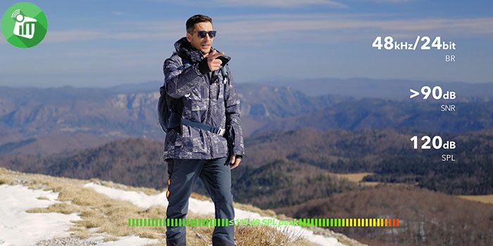 BOYA BOYAMIC 3-in-1 Wireless Microphone with Onboard Recording