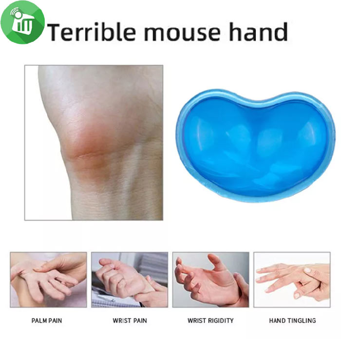 Gel Padded Silicone Wrist Rest