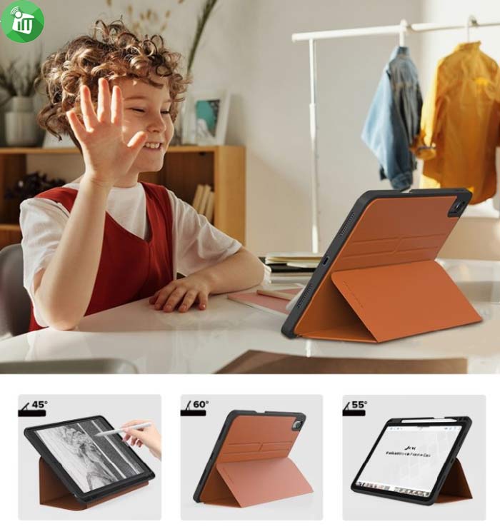 JCPal Flexa Folio Case With Pencil Holder iPad 10.2 (2019-2021)