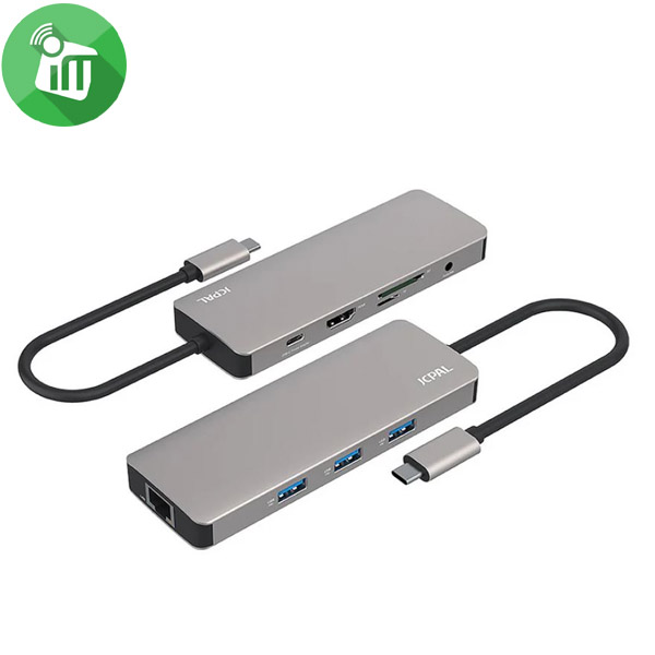 JCPal LINX USB-C to 9-Port Hub