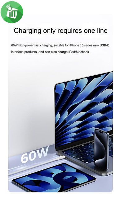 Momax DC23 1-Link Flow USB-C to USB-C Cable 60W (1.2m)