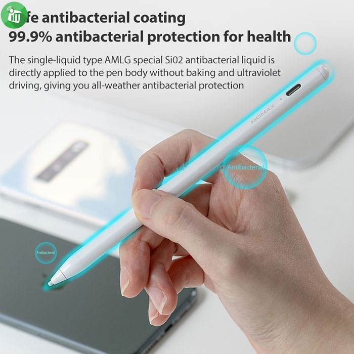 Momax TP3 One Link 2-In-1 Active Stylus Pen iOS - Android