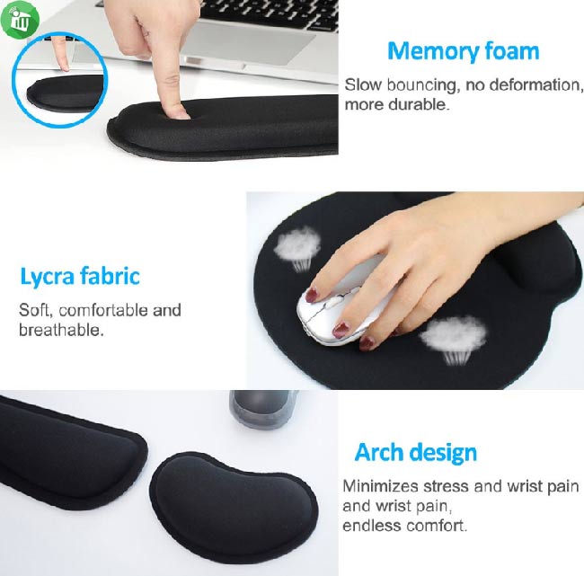 Mouse Pad With Wrist Rest (H-30)