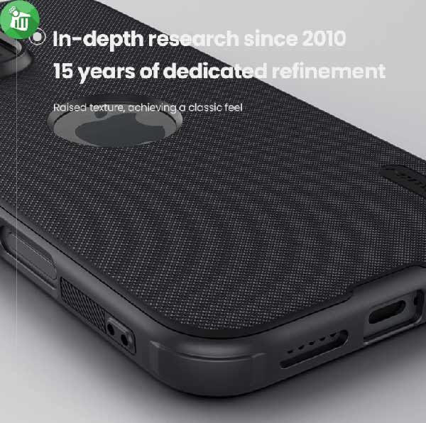 Nillkin Super Frosted shield Pro case iPhone 15 Pro Max (With Logo Cutout)