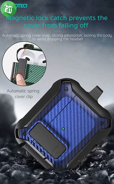 COTEetCI AP46 Carbon Fiber Case Airpods Pro 2-1