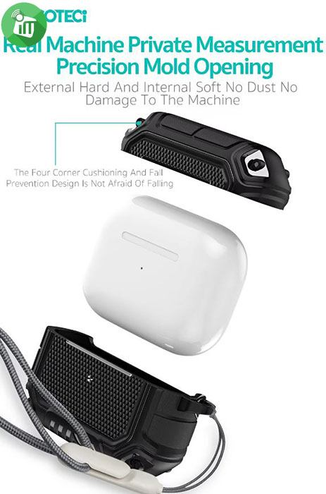 COTEetCI AP58 Armor Case Airpods Pro 2-1