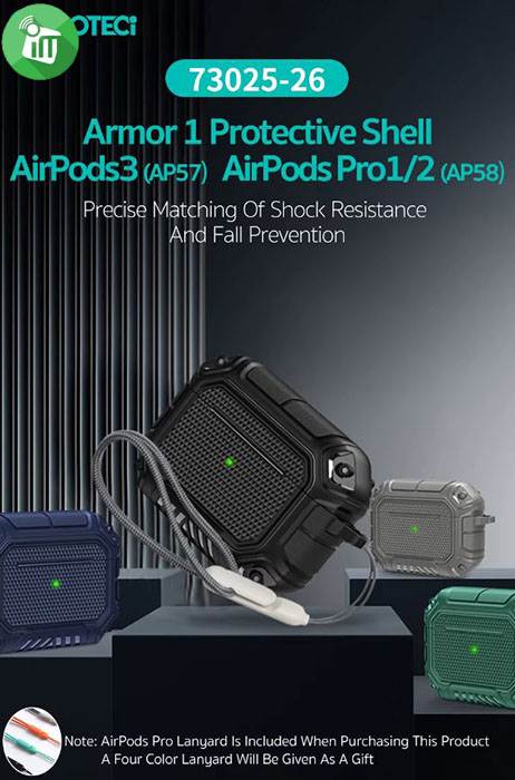 COTEetCI AP58 Armor Case Airpods Pro 2-1