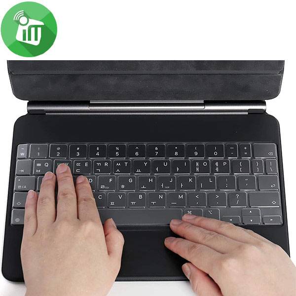 COTEetCI MB1074 iPad Pro 12.9 Magic Keyboard Skin TPU Ultra Slim –US English