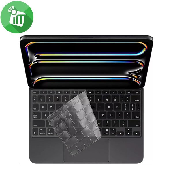 COTEetCI MB1074 iPad Pro 12.9 Magic Keyboard Skin TPU Ultra Slim –US English