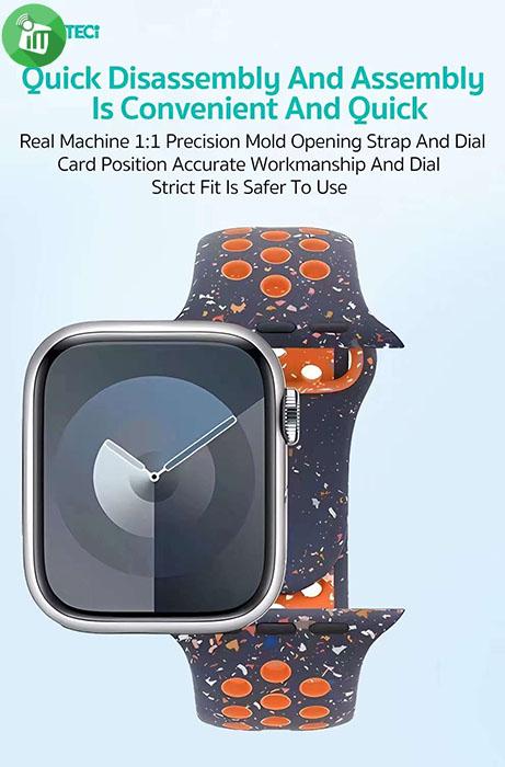 COTEetCI W114 Magic Ember Sport Strap iWatch (44/45/46/49mm)