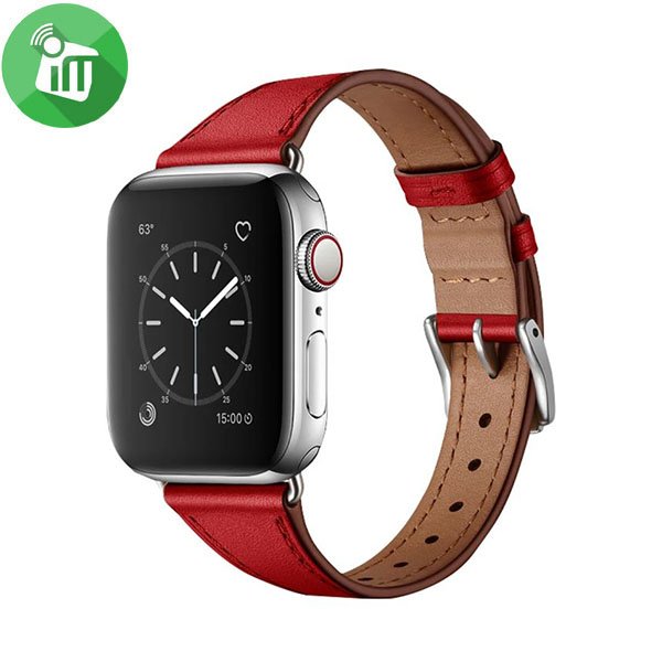 COTEetCI W66 Slim Leather Strap iWatch (44/45/46/49mm) - Image 5