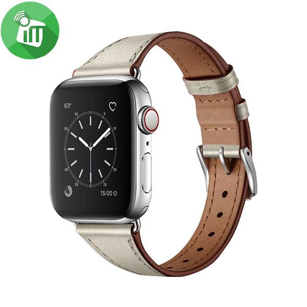 COTEetCI W66 Slim Leather Strap iWatch (44/45/46/49mm) - Image 3