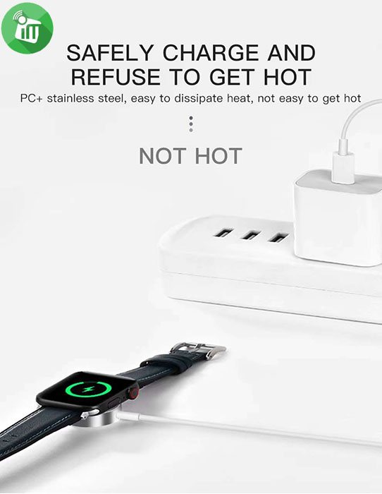 COTEetCI WS-21 iWatch Magnetic Charger USB-C Cable (1m)