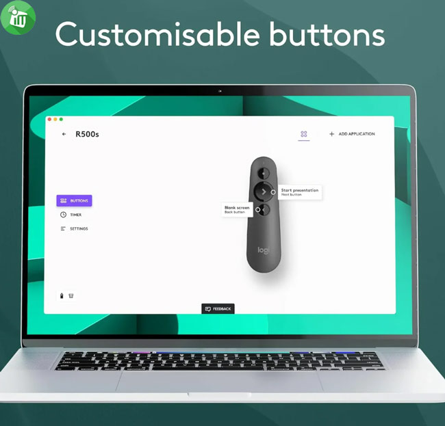 Logitech R500s Laser Presentation Remote