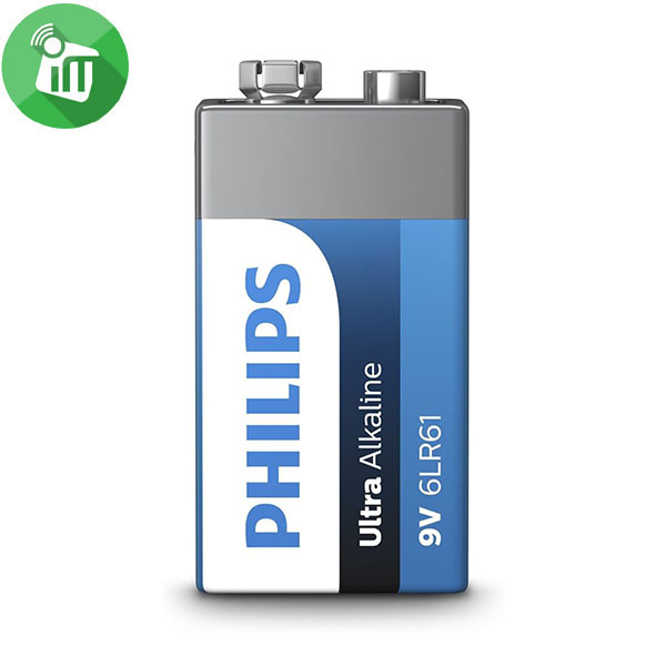 Philips 1PCS Size 9V Ultra Alkaline Battery